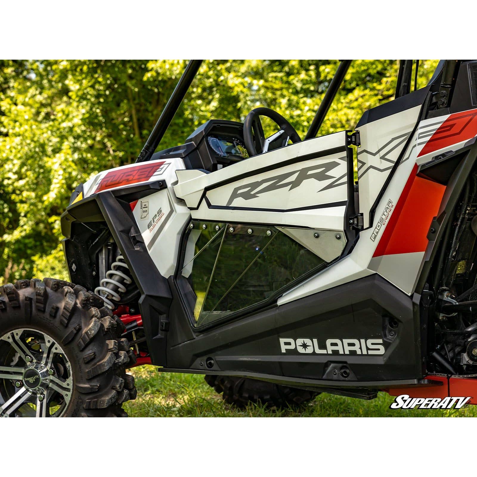 Polaris RZR Turbo S Clear Lower Doors | SuperATV