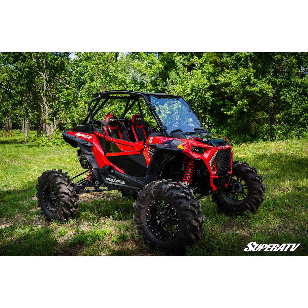 Polaris RZR Turbo S Scratch Resistant Full Windshield | SuperATV