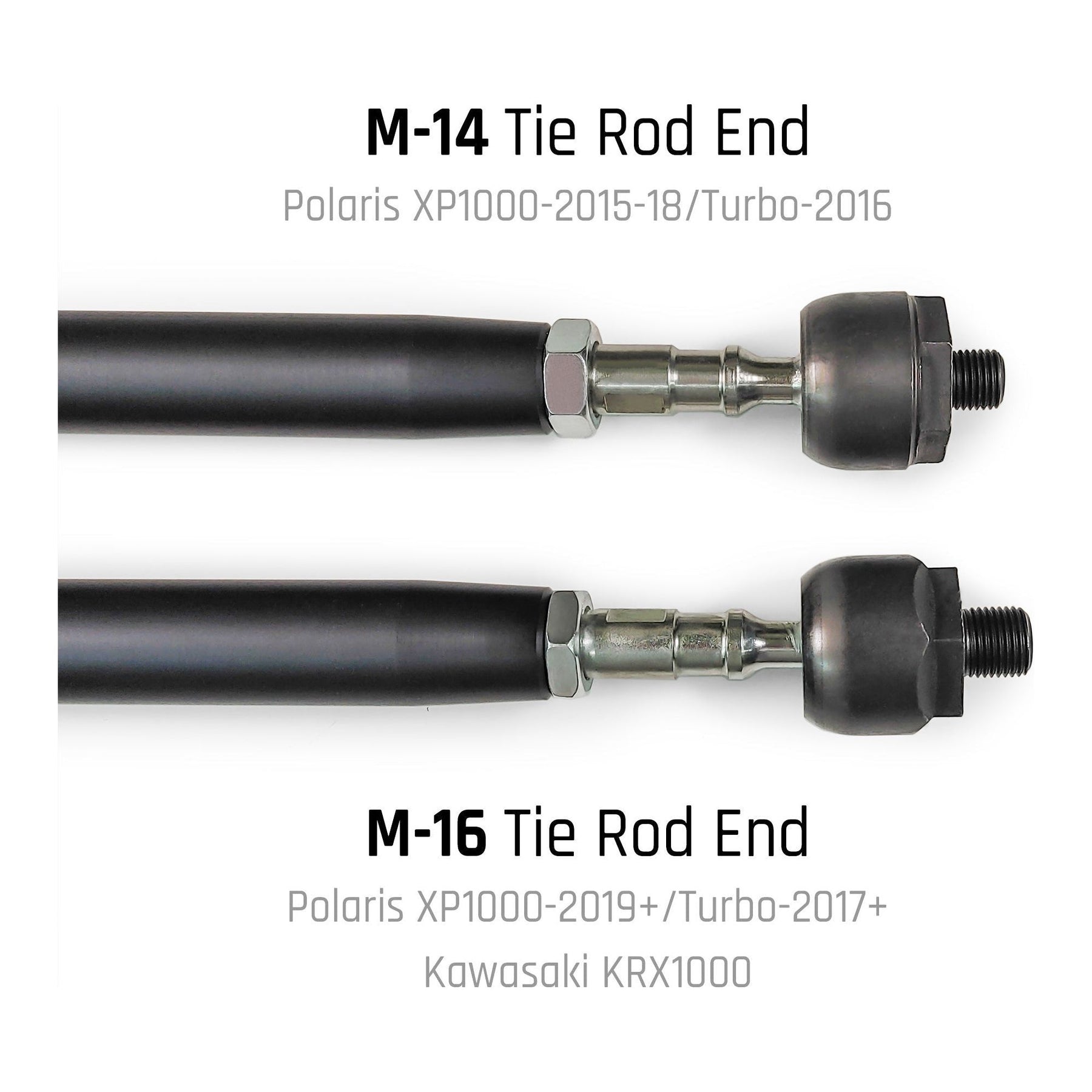 Polaris RZR Turbo S Tie Rod Kit (M16 Rack)