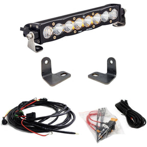 Polaris RZR XP Turbo (2016-2018) S8 Hood Mount Light Bar Kit