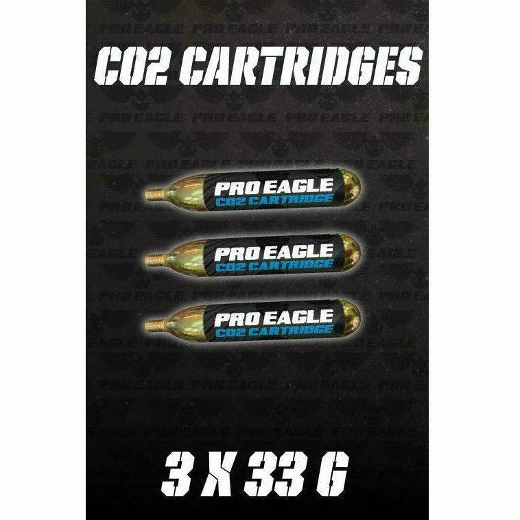 Pro Eagle 33G CO2 Cartridges for Phoenix Air Jack (3 Pack)