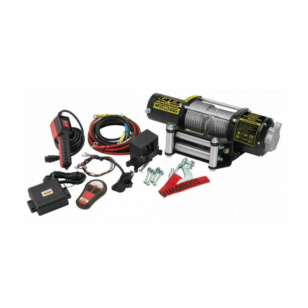 QuadBoss 5000 LB Winch with Wire Cable