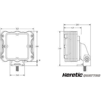 Quattro LED Light Pod | Heretic