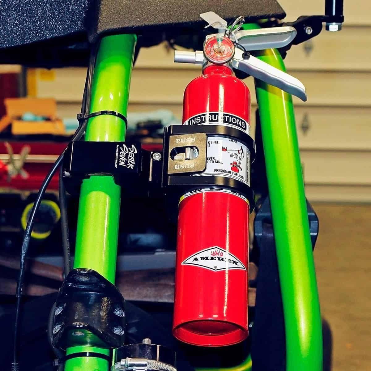 Quick Release Fire Extinguisher Mount | Sector Seven