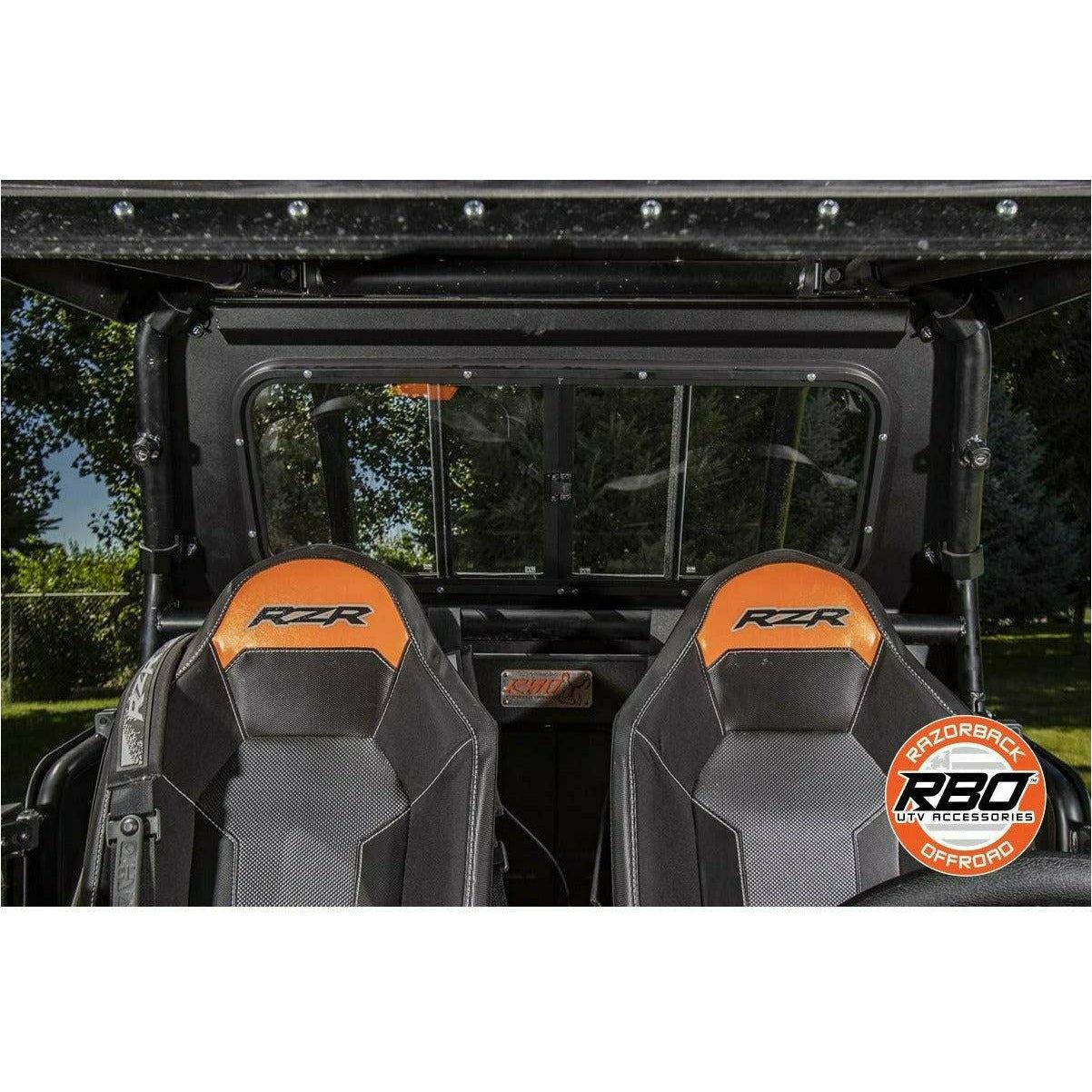 Razorback Offroad Polaris RZR XP 1000/Turbo Rear Sliding Windshield