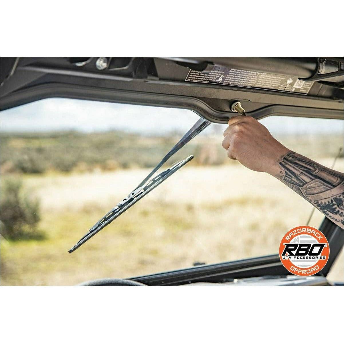 Razorback Offroad Polaris General Folding Front Windshield