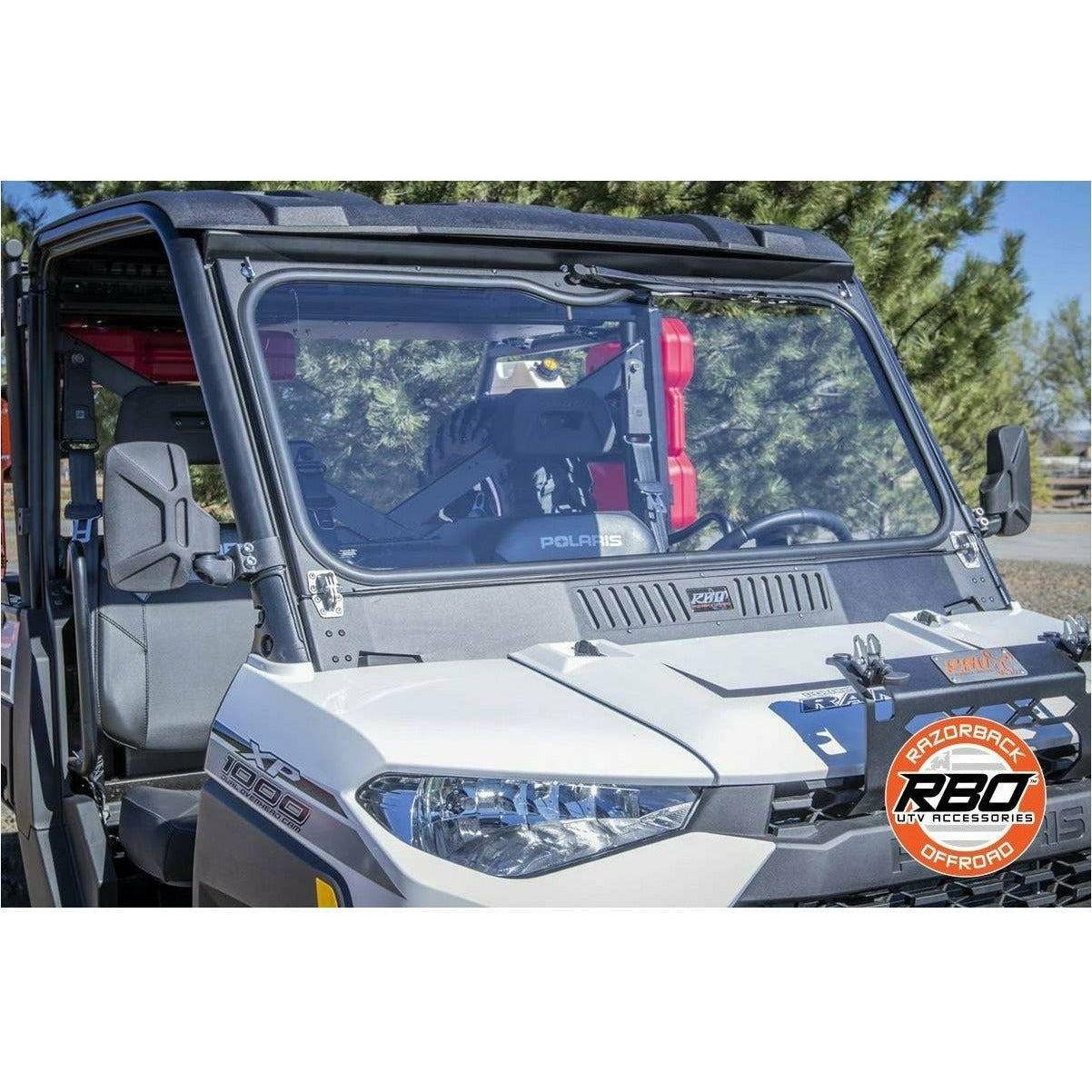 Razorback Offroad Polaris Ranger (2019+) Glass Folding Windshield