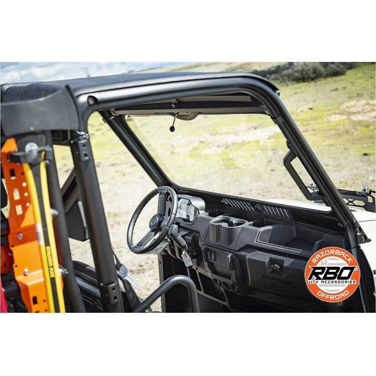 Razorback Offroad Polaris Ranger (2019+) Glass Folding Windshield