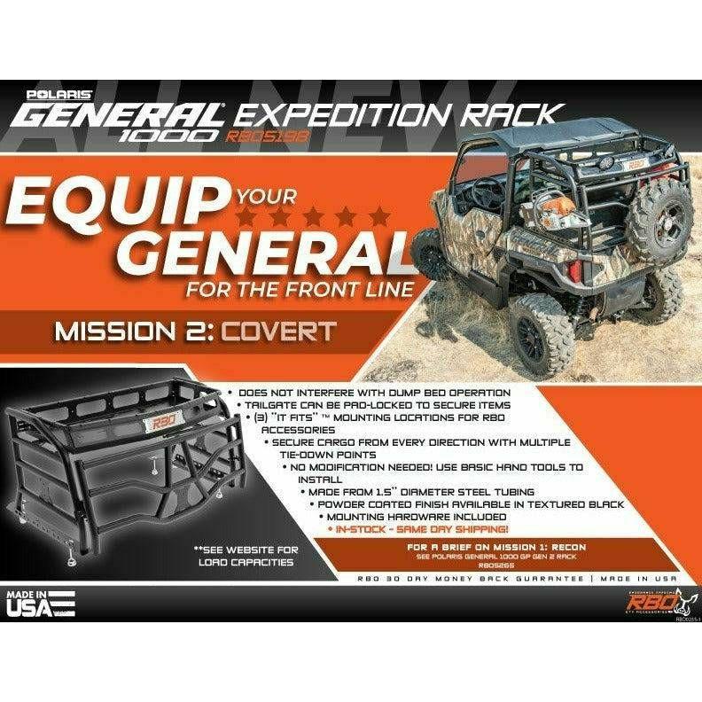 Razorback Offroad Polaris General Expedition Rack