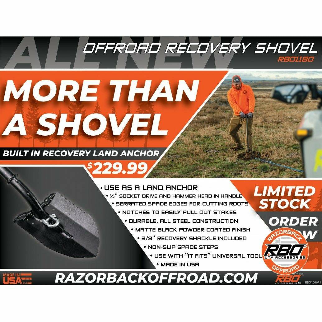 Razorback Offroad Recovery Shovel