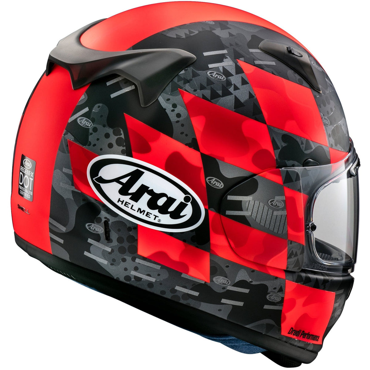 Regent-X Helmet (Patch Red Frost)
