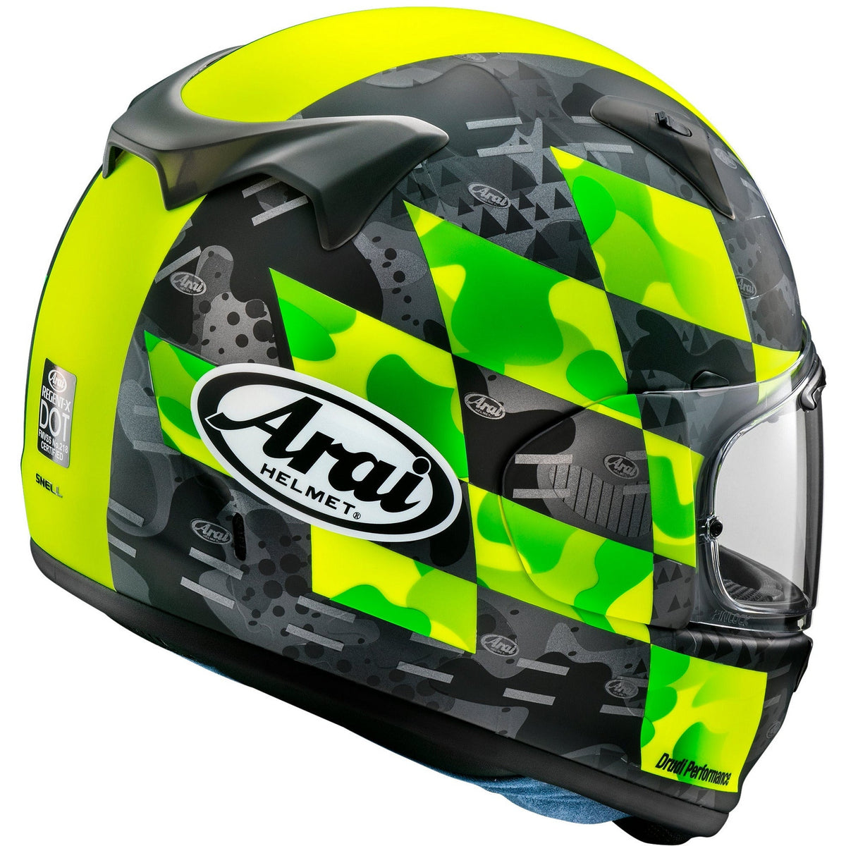 Regent-X Helmet (Patch Yellow Frost)