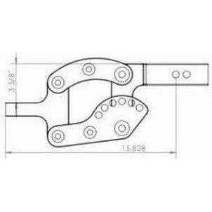 2" Clear Anodized Hitch Receiver 7" Drop 10K | Rhino Hitch