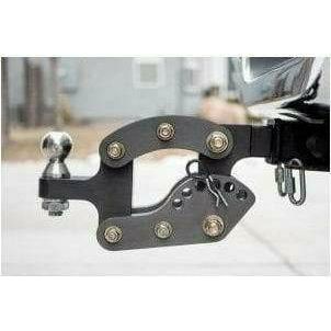 2" Black Anodized Hitch Receiver 7" Drop 12K | Rhino Hitch