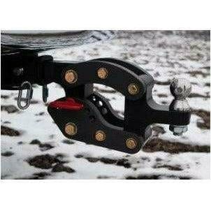 3" Black Anodized Hitch Receiver 7" Drop 16K | Rhino Hitch