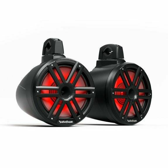Rockford Fosgate M2 10" Color Optix 2-Way Horn Loaded Tower Speakers (Black)