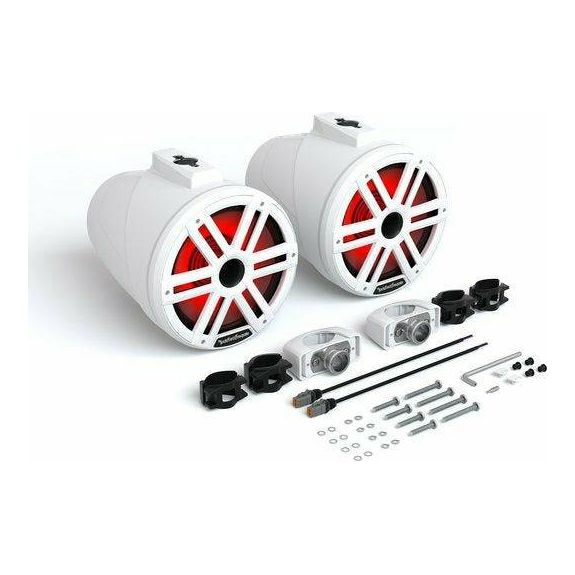 Rockford Fosgate M2 10" Color Optix 2-Way Horn Loaded Tower Speakers (White)