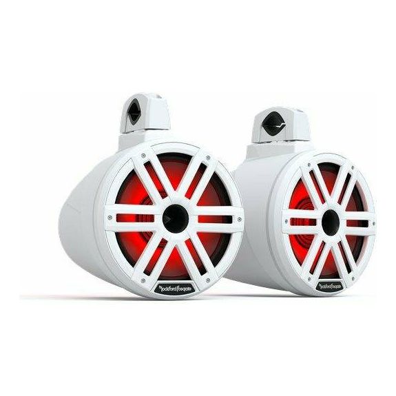 Rockford Fosgate M2 10" Color Optix 2-Way Horn Loaded Tower Speakers (White)