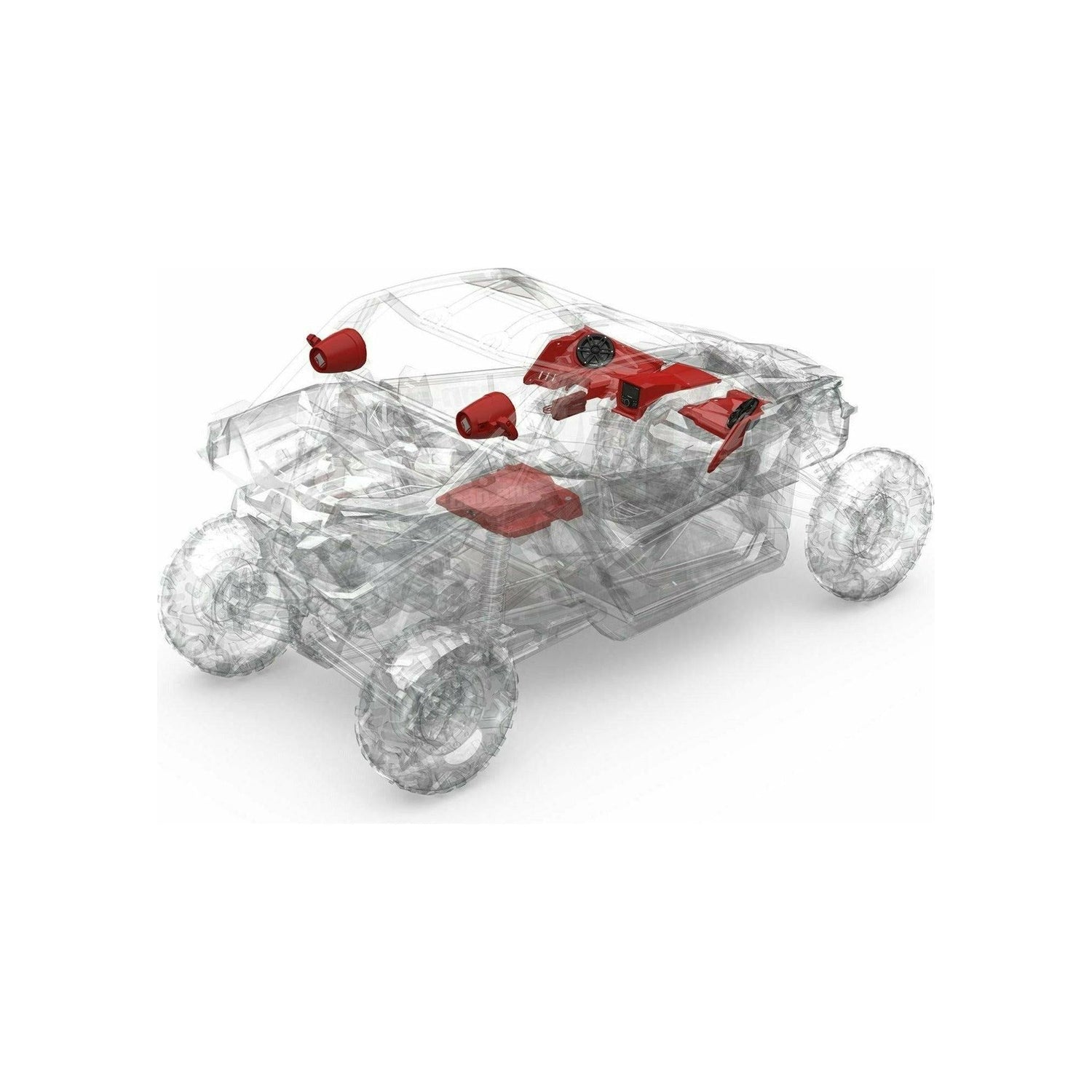 Rockford Fosgate Can Am Maverick X3 Stage 4 Audio Kit