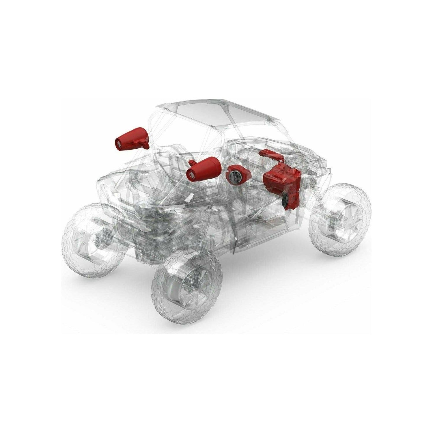 Rockford Fosgate Polaris RZR Ride Command Stage 6 Audio Kit