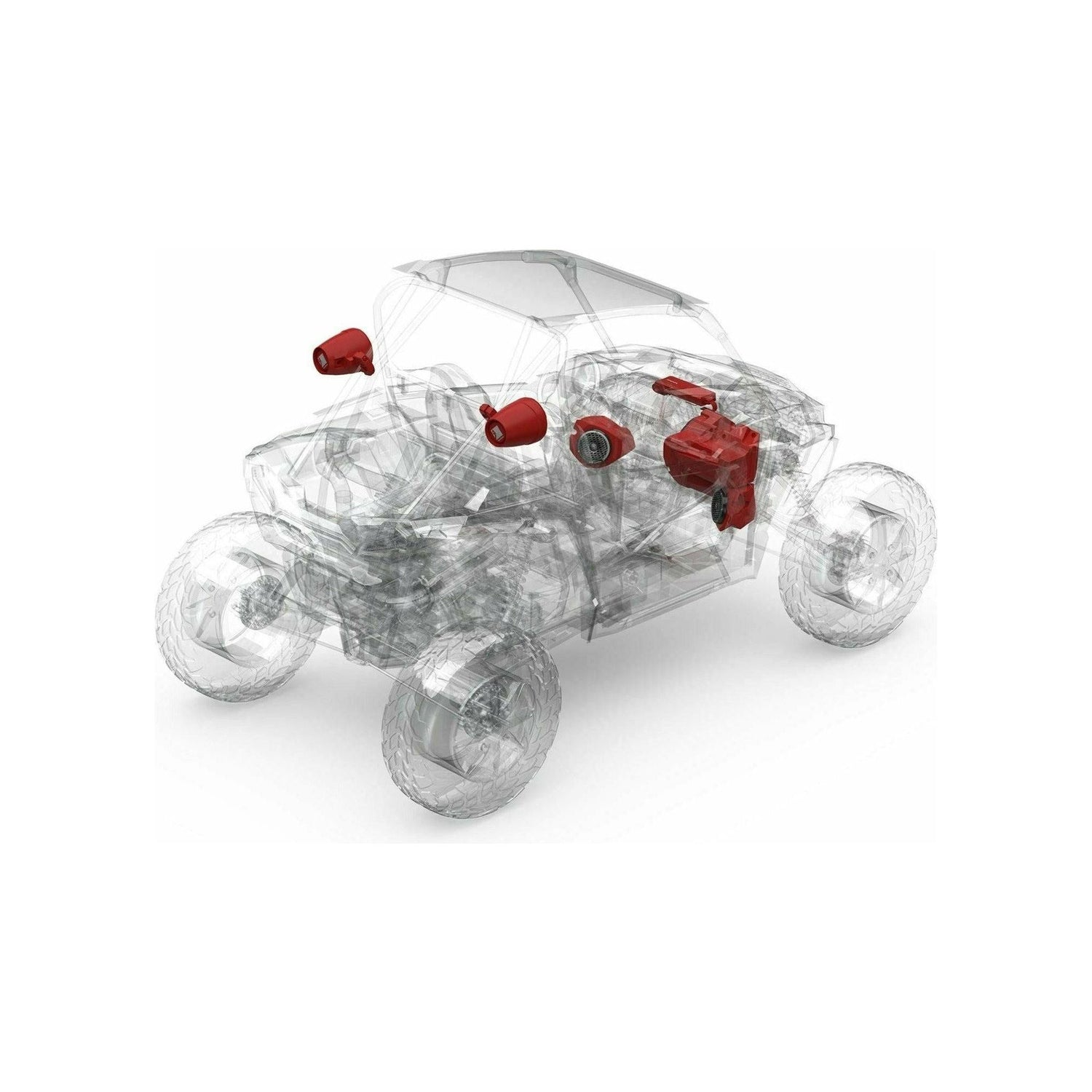 Rockford Fosgate Polaris RZR Ride Command Stage 5 Audio Kit