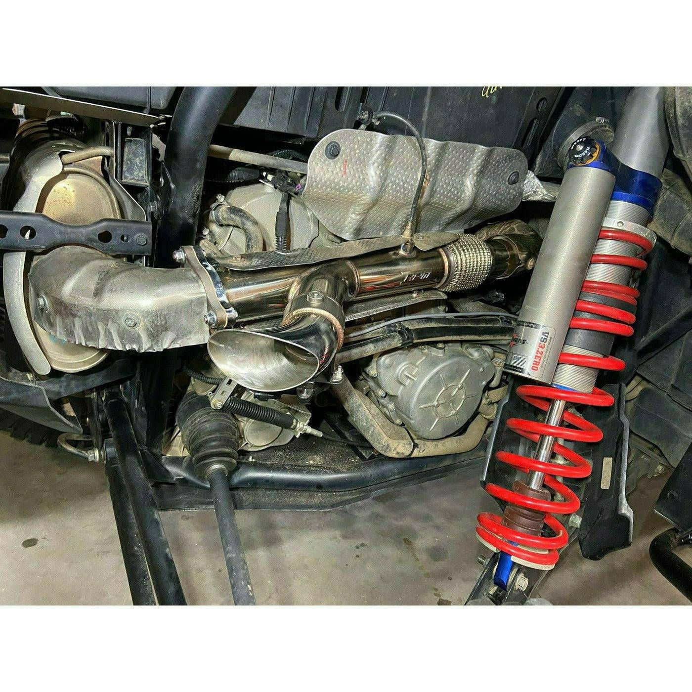 RPM Powersports Polaris RZR Turbo 2.5" Captain's Choice Electric Side Dump Exhaust