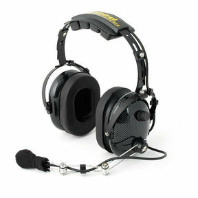 Rugged Radios H22 Over the Head Headset for 2 Way Radios (Carbon Fiber)