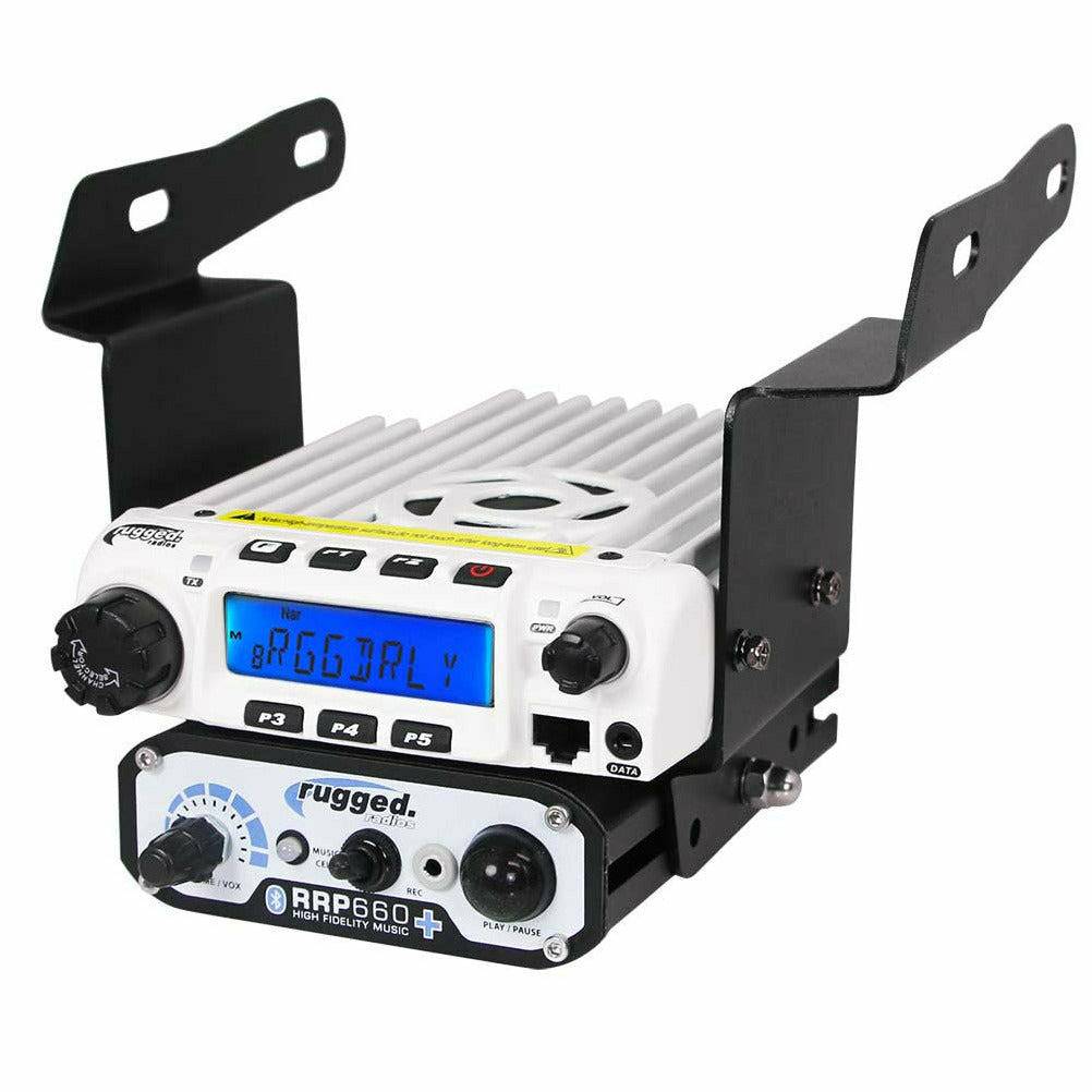 Rugged Radios Polaris RZR 570 / 800 / 900 Mount for M1 / RM60 / GMR45 Radio & Intercom