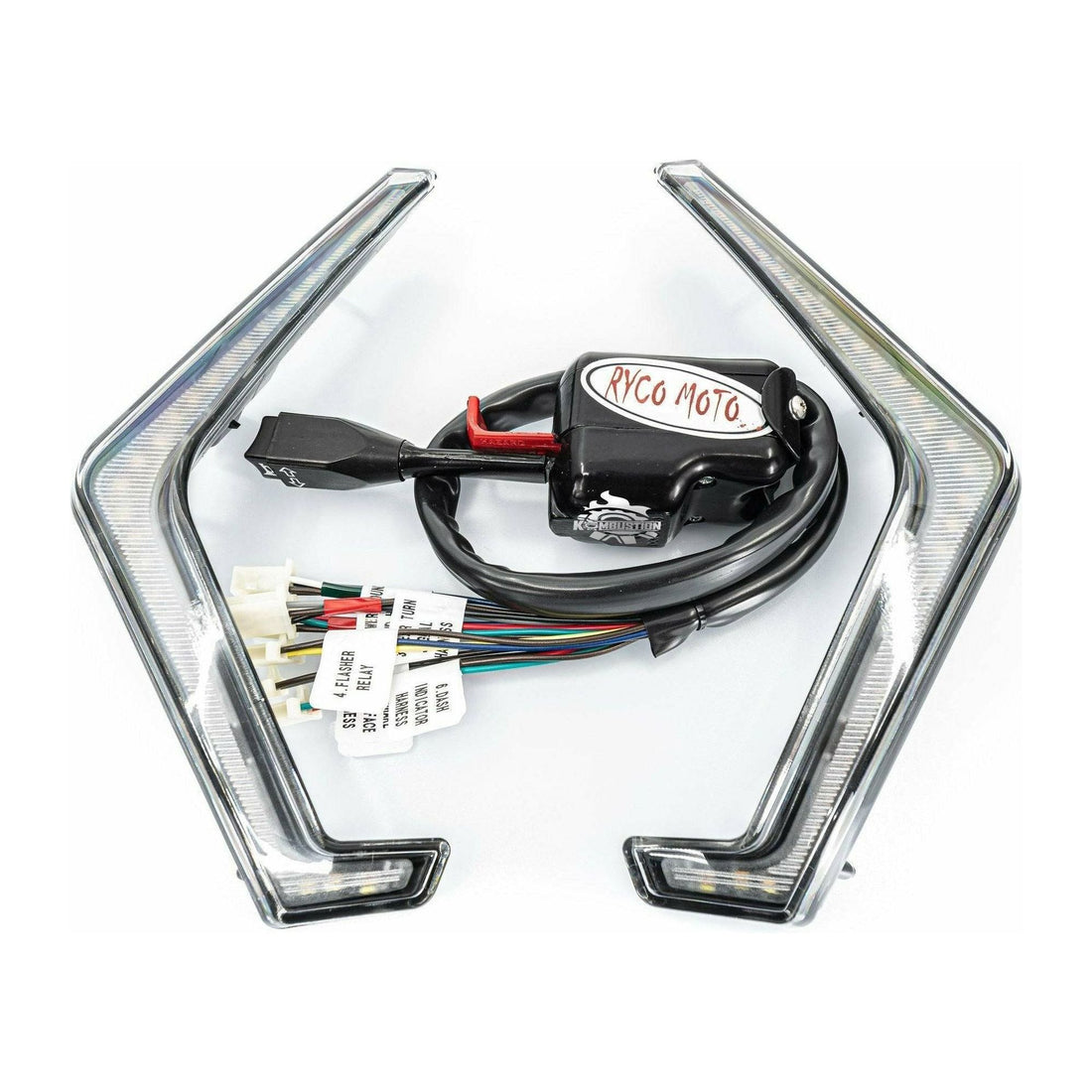 Polaris RZR Turn Signal & Horn Kit with Fang Lights Ryco Motorsports