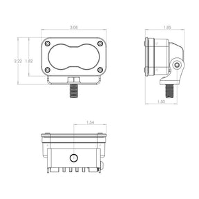 S2 Pro Flush Mount LED Light Pod | Baja Designs