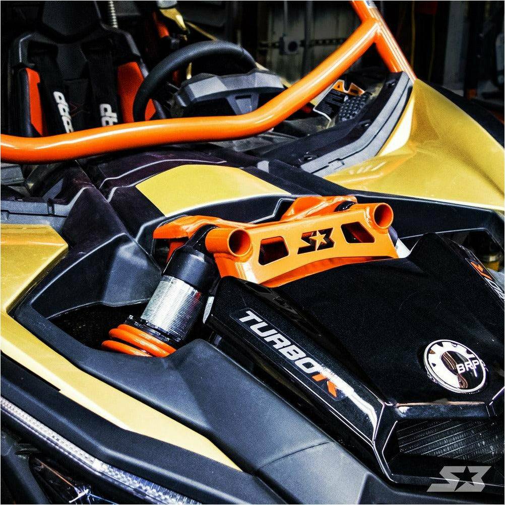 S3 Power Sports Can Am Maverick X3 Front Shock Tower Brace - Kombustion Motorsports