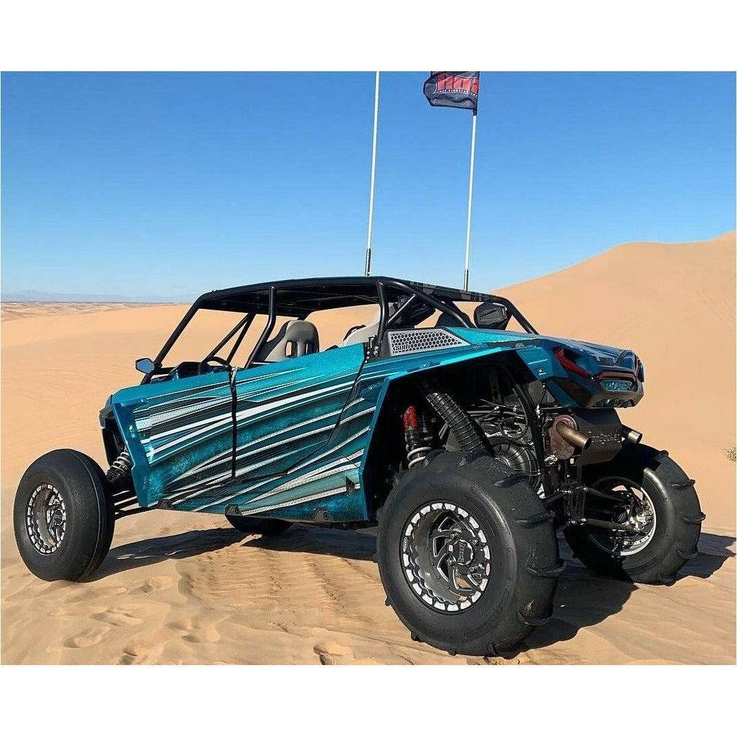 Polaris RZR 4 Raw Fastback Shorty Cage | SDR Motorsports