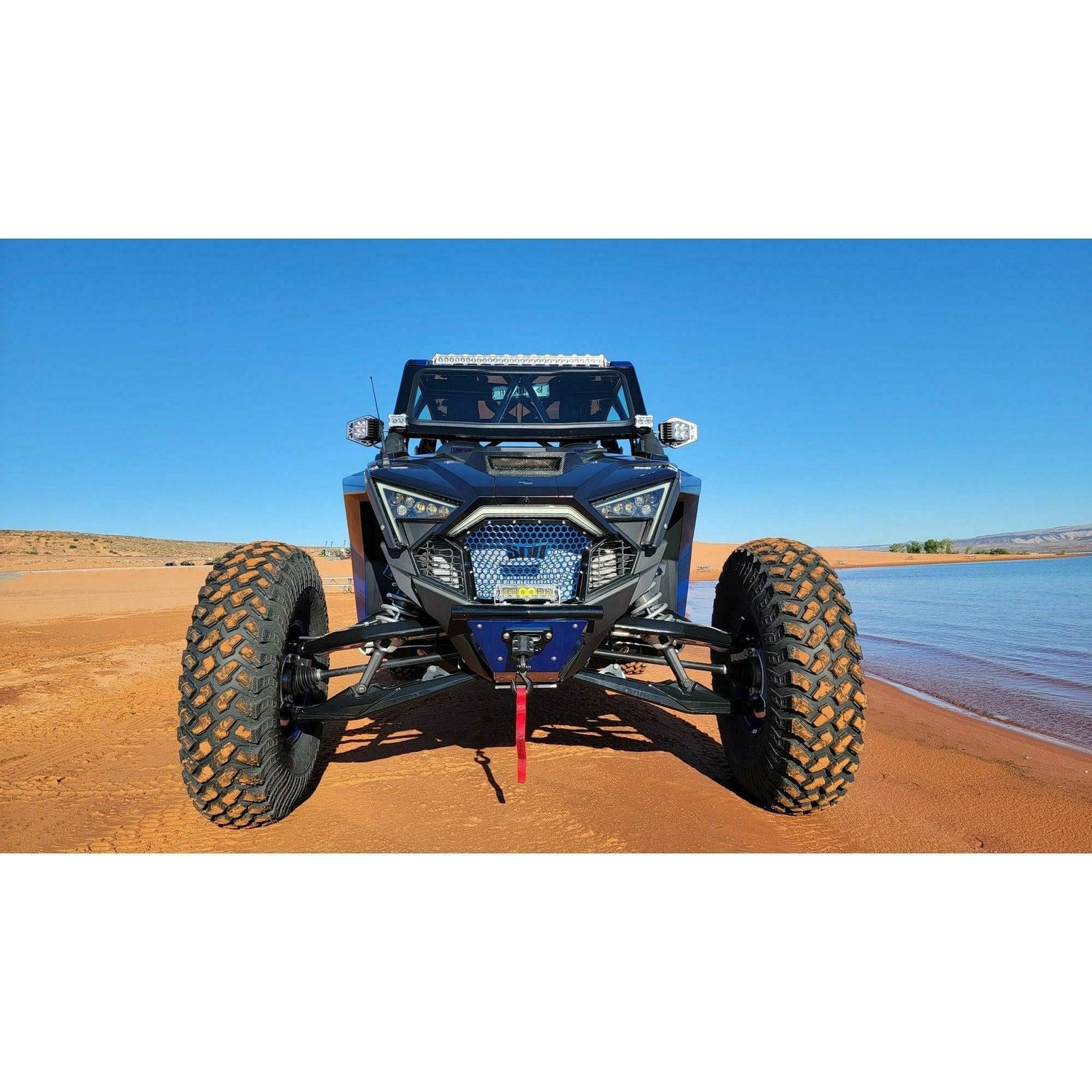 SDR Motorsports Polaris RZR PRO R (4-Door) Fastback Shorty Cage (RAW)