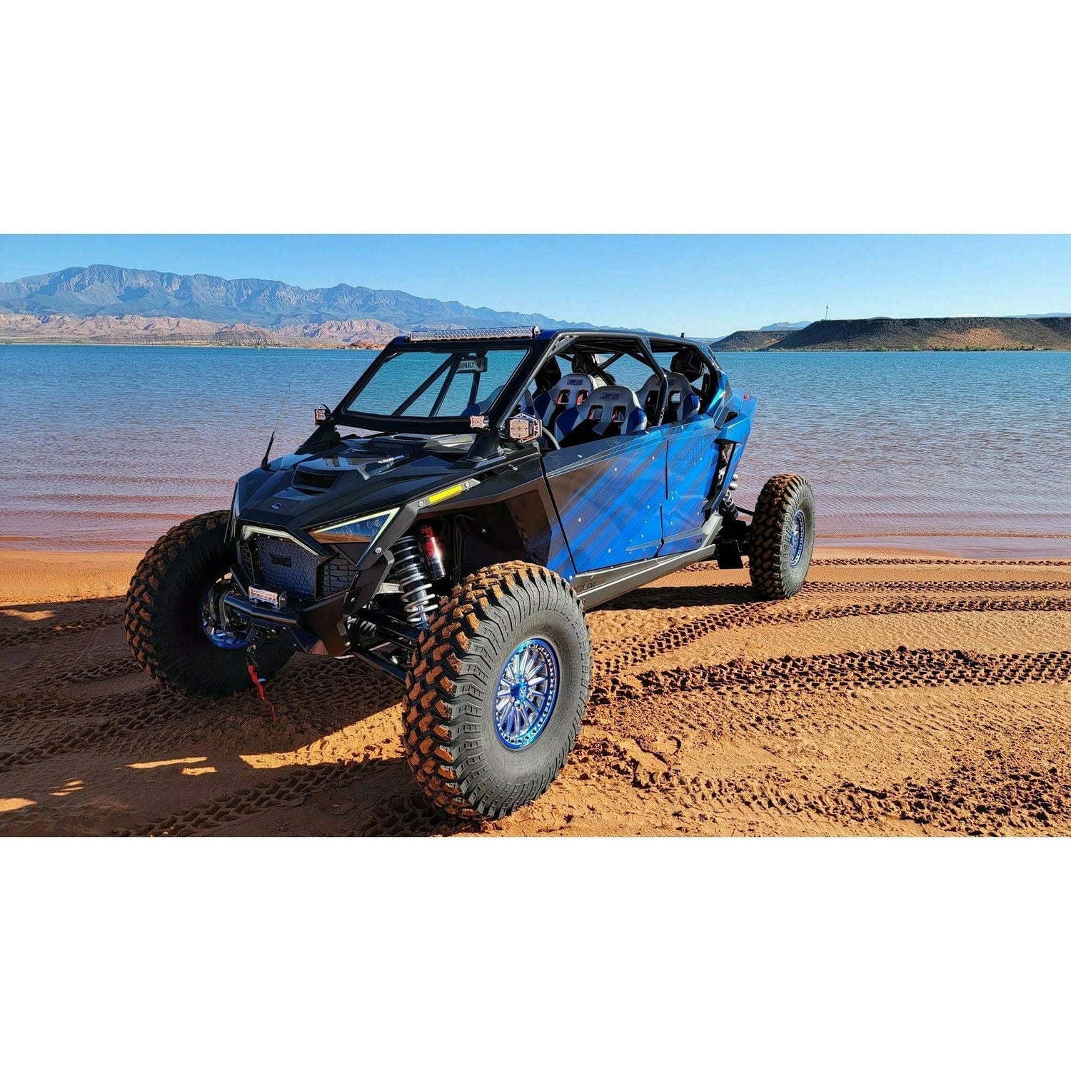 SDR Motorsports Polaris RZR PRO R (4-Door) Fastback Shorty Cage (RAW)