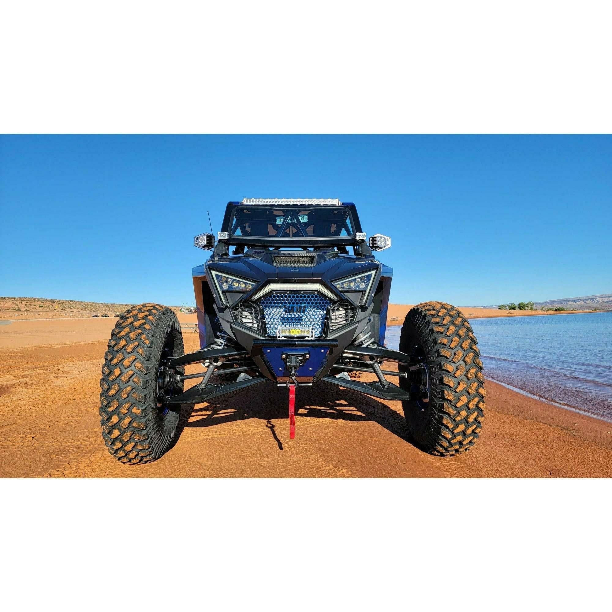 SDR Motorsports Polaris RZR PRO R / Turbo R Single Tube Front Winch Bumper