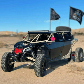 SF RaceWorks Can Am X3 MAX Race Inspired Raw Cage with Roof