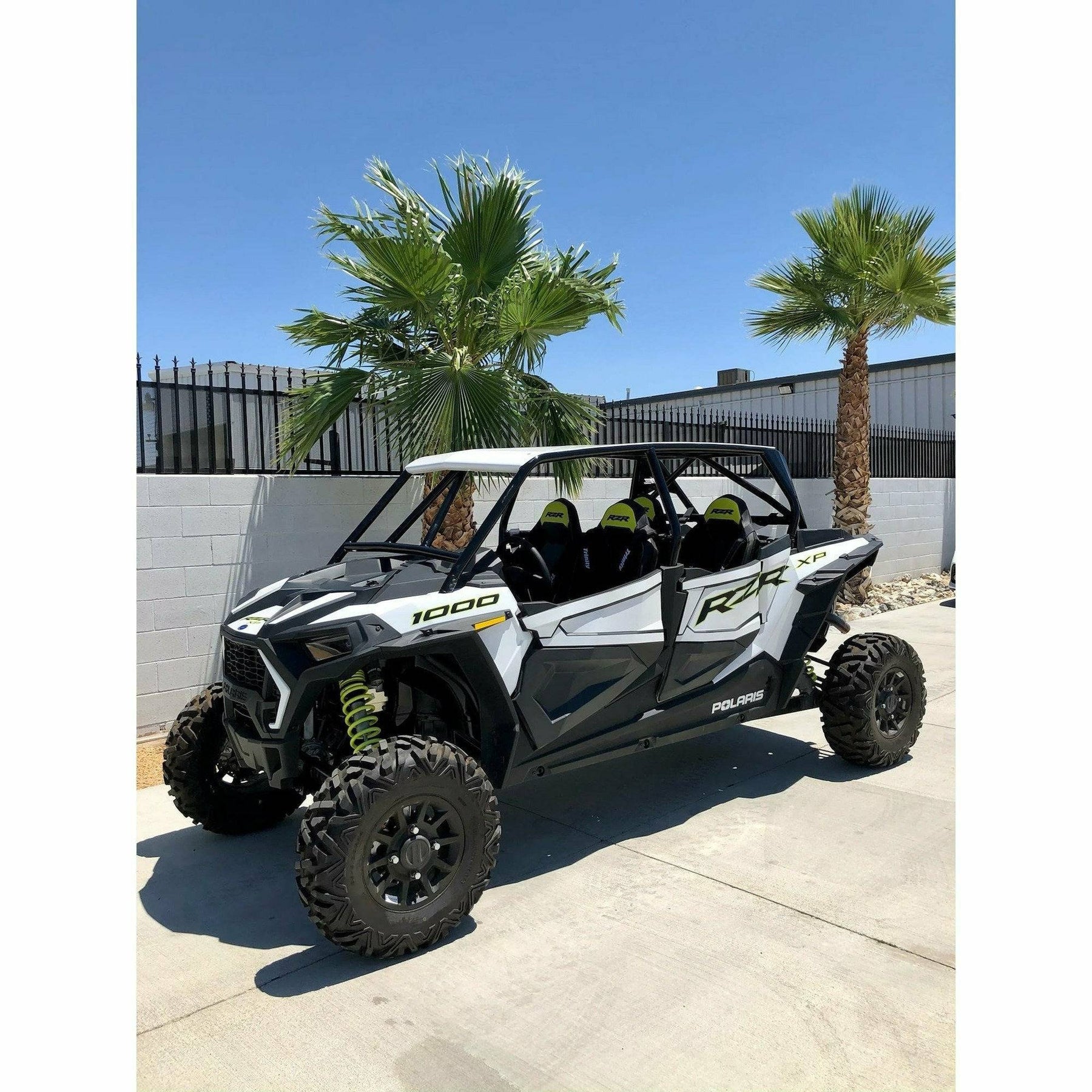 SF RaceWorks Polaris RZR XP Turbo S 4 Seat Raw Cage Kit with Roof