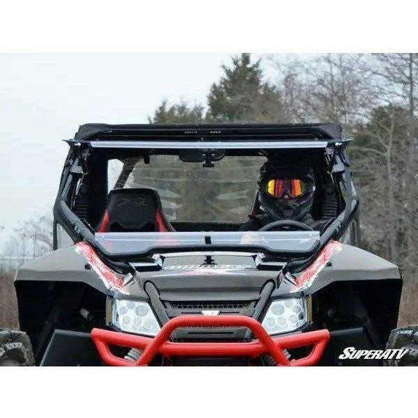 SuperATV Arctic Cat Wildcat Scratch Resistant Flip Windshield