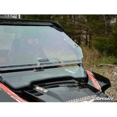 SuperATV Arctic Cat Wildcat Scratch Resistant Flip Windshield