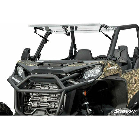 Can Am Commander Scratch Resistant Flip Windshield | SuperATV