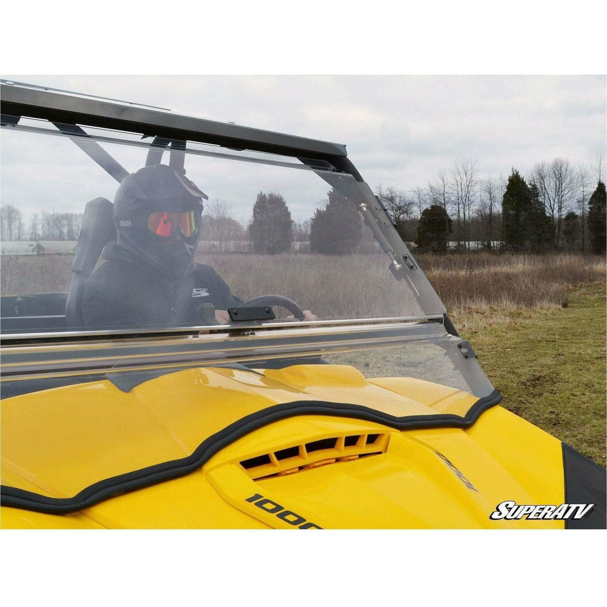 Can Am Commander Scratch Resistant Flip Windshield | SuperATV