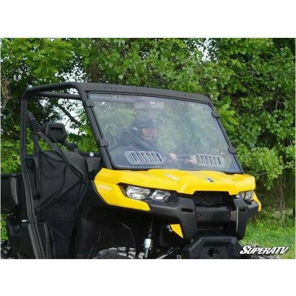 Can Am Defender Scratch Resistant Vented Full Windshield | SuperATV