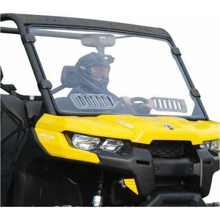 Can Am Defender Scratch Resistant Vented Full Windshield | SuperATV