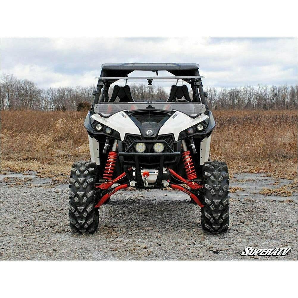 Can Am Maverick Scratch Resistant Flip Windshield | SuperATV