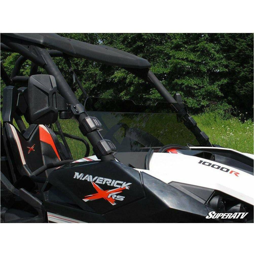 Can Am Maverick Scratch Resistant Half Windshield | SuperATV