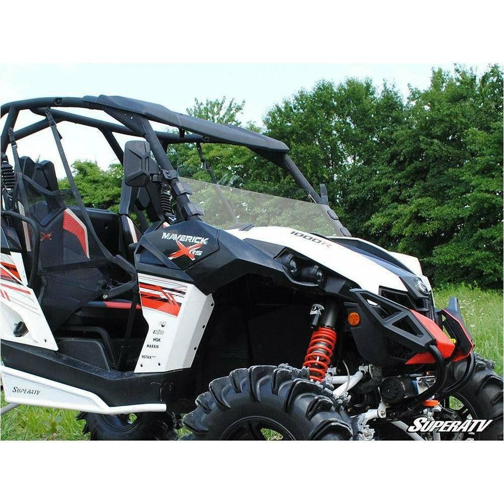 Can Am Maverick Scratch Resistant Half Windshield | SuperATV