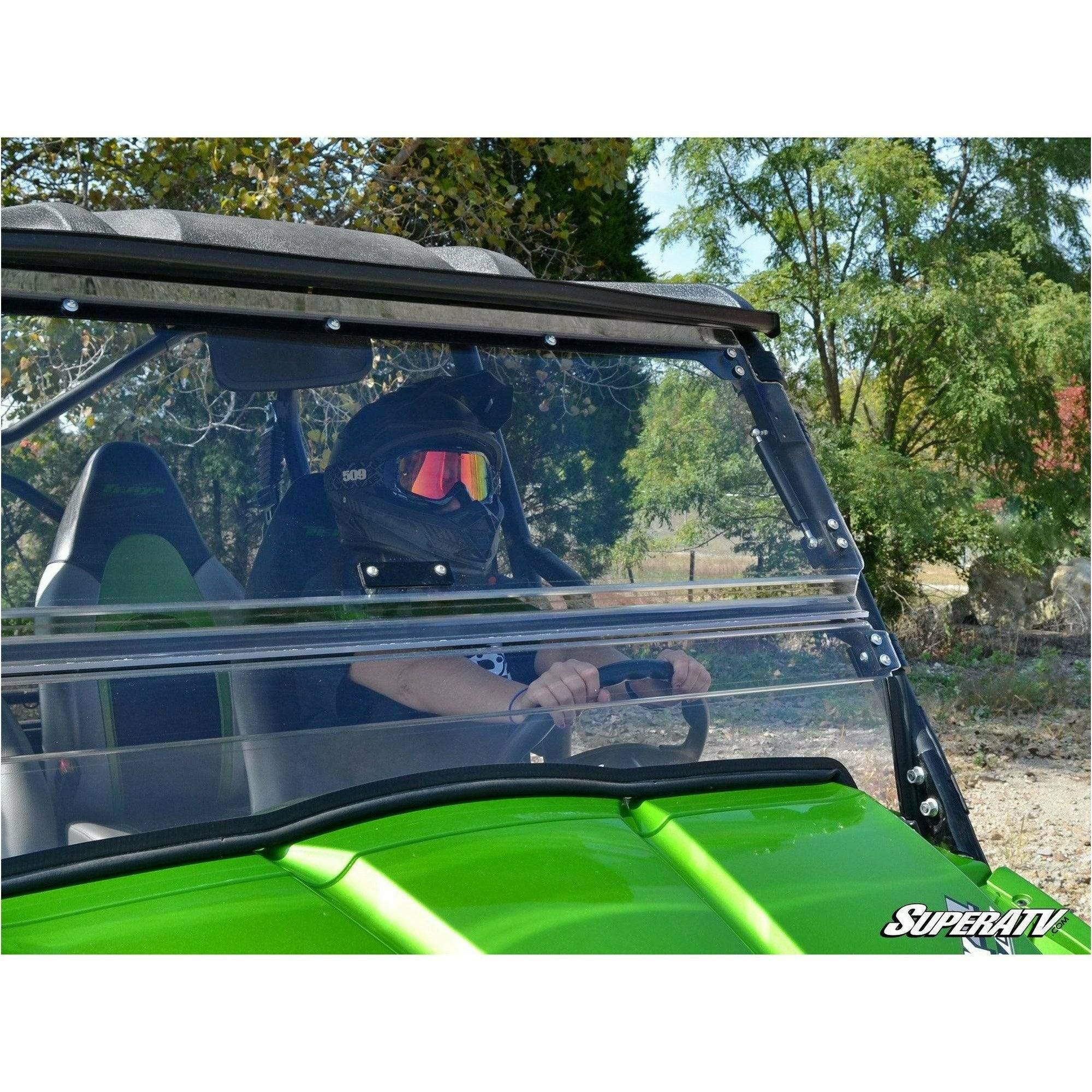 Kawasaki Teryx 750 / 800 Scratch Resistant Flip Windshield | SuperATV