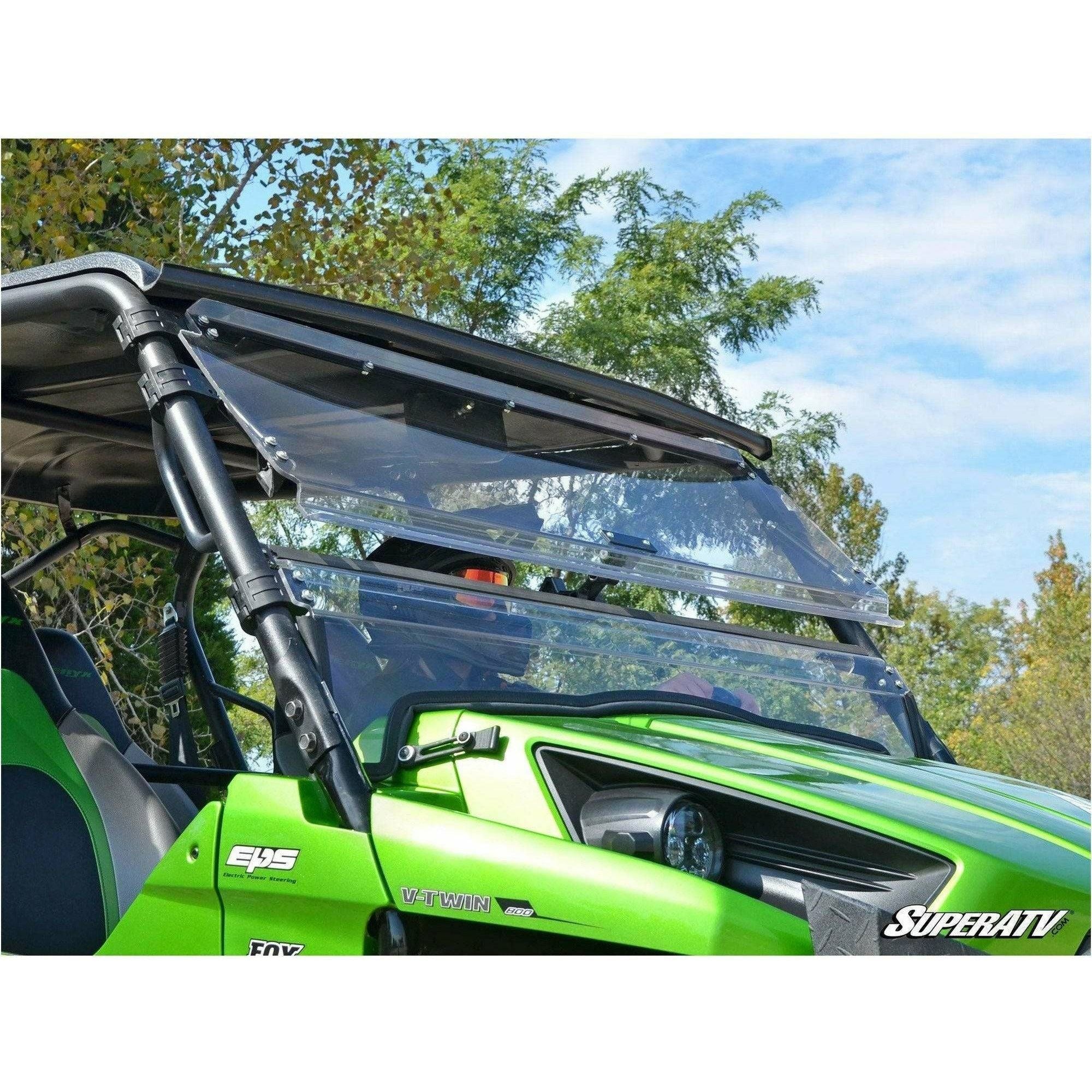 Kawasaki Teryx 750 / 800 Scratch Resistant Flip Windshield | SuperATV