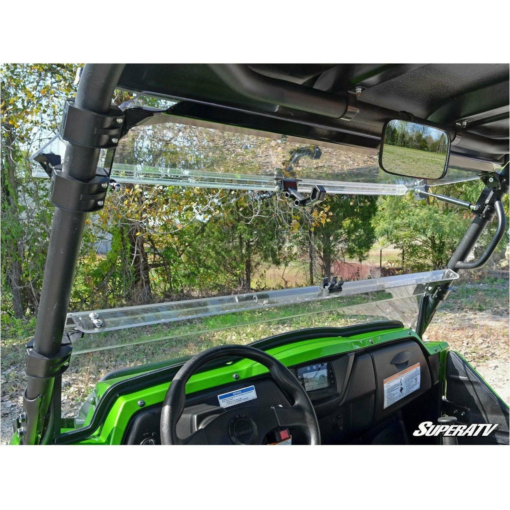 Kawasaki Teryx 750 / 800 Scratch Resistant Flip Windshield | SuperATV