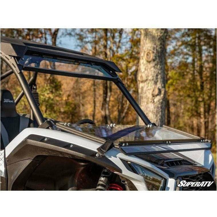 Kawasaki KRX Scratch Resistant Flip Down Windshield | SuperATV